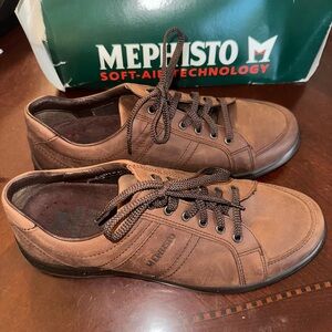 Mephisto Brown Leather Men's Shoes
